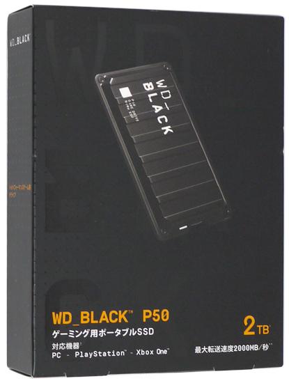 Western Digital製　ゲーム用SSD WD_Black P50 Game Drive SSD WDBA3S0020BBK･･･
