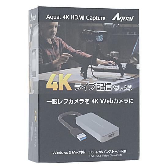 APEX　Aqual 4K HDMIキャプチャーL AXK4KHCL　シルバー 商品画像1：オンラインショップ　エクセラー