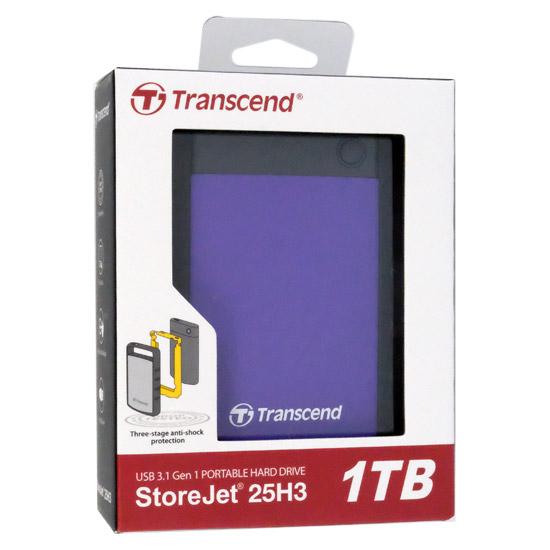 transend製 外付HD　StoreJet 25H3P TS1TSJ25H3P　1TB
