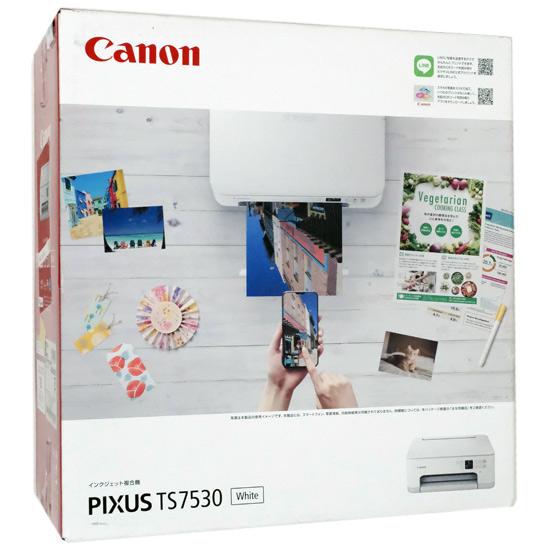 Canon製　インクジェット複合機　PIXUS TS7530　ホワイト