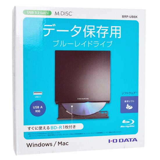 I-O DATA製　ポータブルBlu-rayドライブ　BRP-UB6K 商品画像1：オンラインショップ　エクセラー