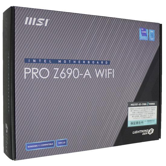 MSI製　ATXマザーボード PRO Z690-A WIFI　LGA1700