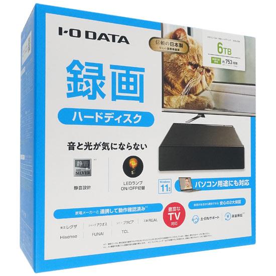 I-O DATA　外付けHDD HDD-UT6K　ブラック
