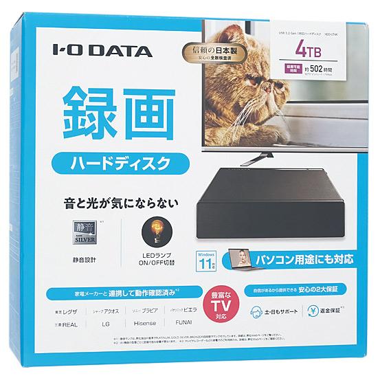 I-O DATA　外付けHDD HDD-UT4K　ブラック
