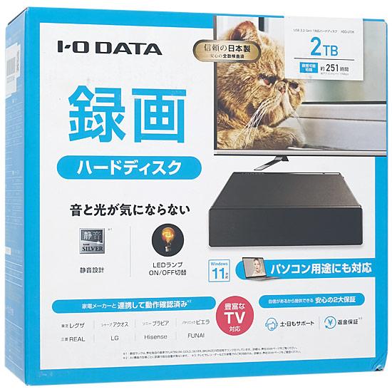 I-O DATA　外付けHDD HDD-UT2K　ブラック