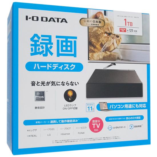 I-O DATA　外付けHDD HDD-UT1K　ブラック