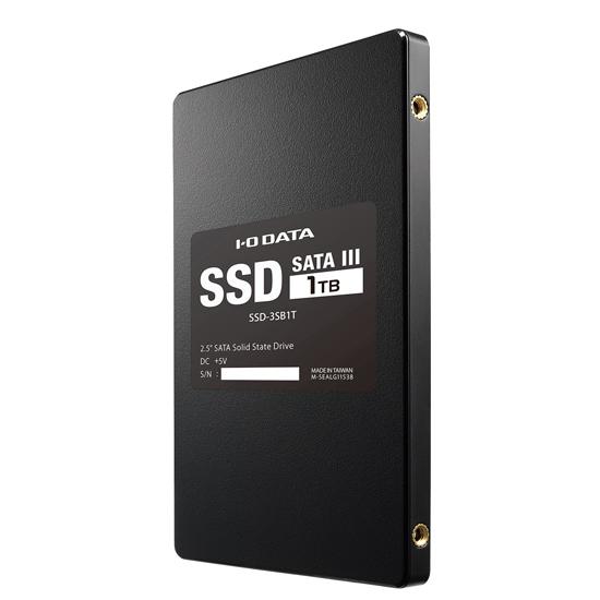I-O DATA　内蔵2.5インチSSD 1TB　SSD-3SB1T 商品画像1：オンラインショップ　エクセラー