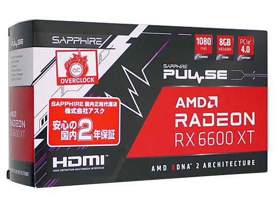 SAPPHIRE　PULSE Radeon RX 6600 XT GAMING OC 8G GDDR6 11309-03-20G　PCIExp 8GB 商品画像2：オンラインショップ　エクセラー