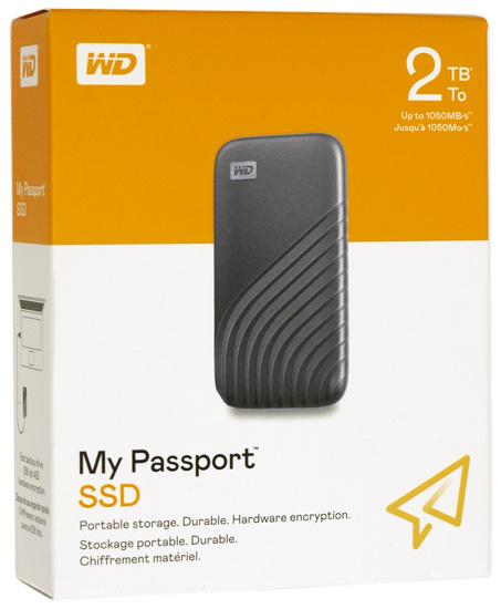 Western Digital製 外付けポータブルSSD My Passport SSD WDBAGF0020BGY-WESN･･･