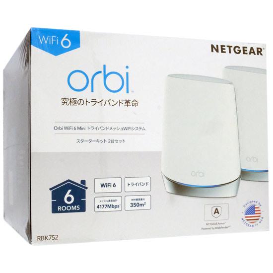 NETGEAR製　Orbi WiFi 6 Mini RBK752-100JPS