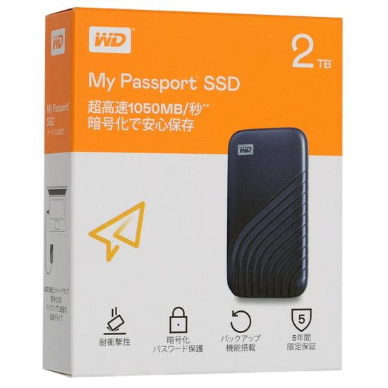 Western Digital製　外付けポータブルSSD My Passport SSD WDBAGF0020BBL-JES･･･