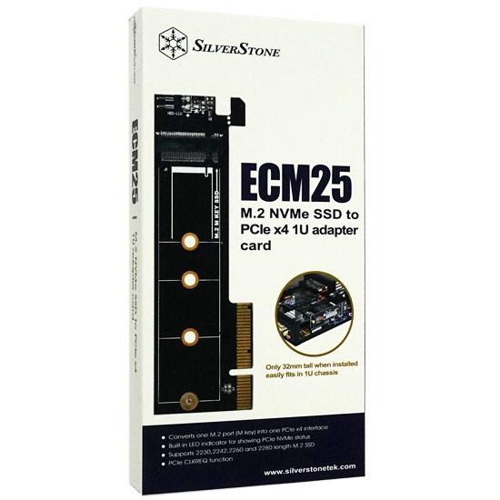 SILVERSTONE　インターフェイスカード SST-ECM25 [M.2] 商品画像1：オンラインショップ　エクセラー