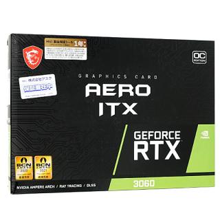 MSI製グラボ GeForce RTX 3060 AERO ITX 12G OC PCIExp 12GBの通販なら
