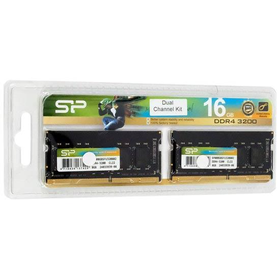Silicon Power　SP016GBSFU320B22　SODIMM DDR4 PC4-25600 8GBx2枚組