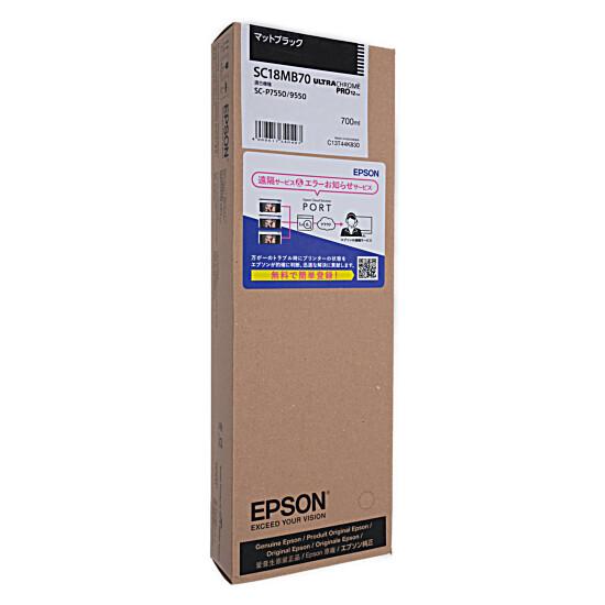 EPSON　インクカートリッジ SC18MB70　マットブラック