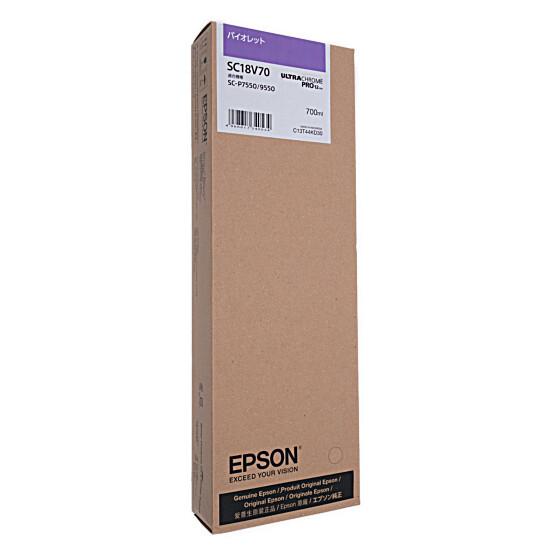 EPSON　インクカートリッジ SC18V70　バイオレット 商品画像1：オンラインショップ　エクセラー