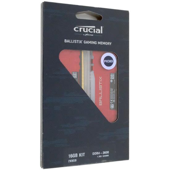 crucial　Ballistix BL2K8G36C16U4RL　DDR4 PC4-28800 8GB 2枚組