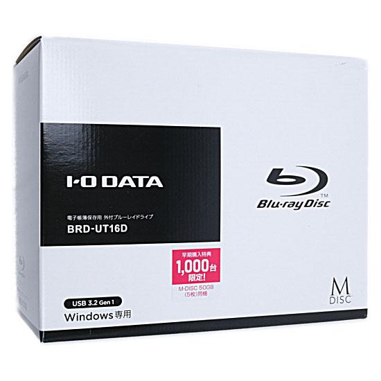 I-O DATA　電子帳簿保存用外付ブルーレイドライブ　BRD-UT16D 商品画像1：オンラインショップ　エクセラー