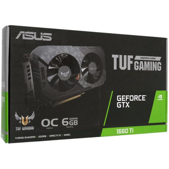 ASUSグラボ　TUF-GTX1660TI-O6G-EVO-GAMING　PCIExp 6GB 商品画像1：オンラインショップ　エクセラー