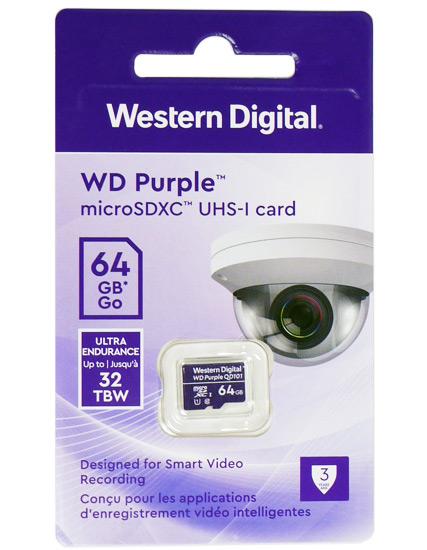 WESTERN DIGITAL　microSDXCメモリーカード　WDD064G1P0C　64GB