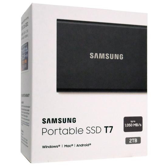 SAMSUNG　ポータブルSSD　T7 MU-PC2T0T/EC　2TB　チタングレー