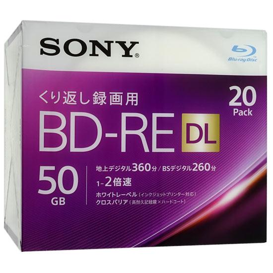 SONY　ブルーレイディスク 20BNE2VJPS2　BD-RE DL 2倍速 20枚組 商品画像1：オンラインショップ　エクセラー