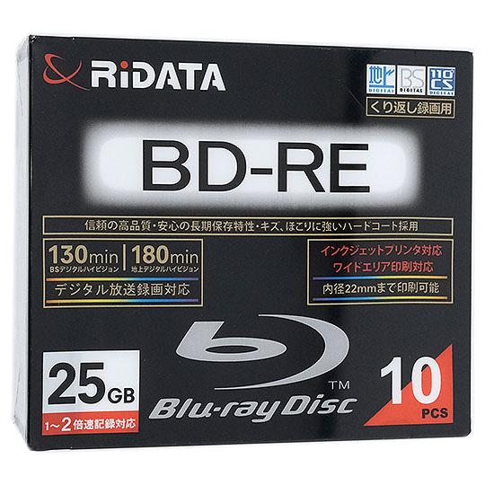 RiTEK　ブルーレイディスク RIDATA BD-RE130PW 2X.10P SC C　BD-RE 2倍速 10･･･