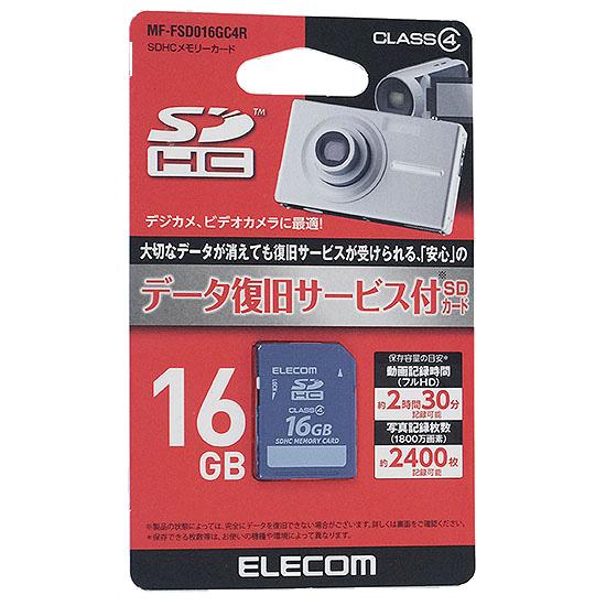 ELECOM　SDHCメモリーカード　MF-FSD016GC4R　16GB