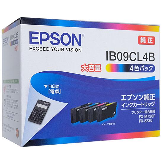 EPSON純正品　インクカートリッジ 4色パック 大容量インク　IB09CL4B 商品画像1：オンラインショップ　エクセラー