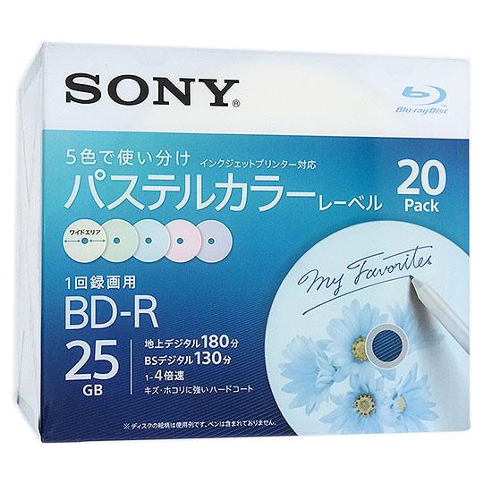 SONY　ブルーレイディスク 20BNR1VJCS4　BD-R 4倍速 20枚組 商品画像1：オンラインショップ　エクセラー