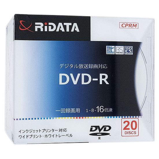 RiTEK　録画用 DVD-R 16倍速 20枚組　RIDATA D-RCP16x.PW20RD SC D 商品画像1：オンラインショップ　エクセラー