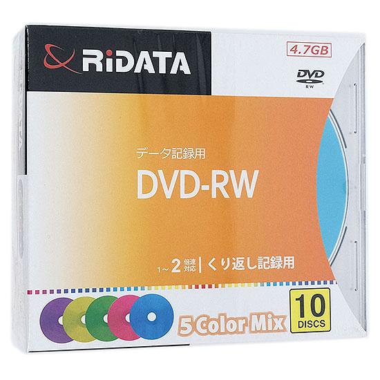 RiTEK　データ用 DVD-RW 2倍速 10枚組　RIDATA DVD-RW4.7G. MIX10P A 商品画像1：オンラインショップ　エクセラー