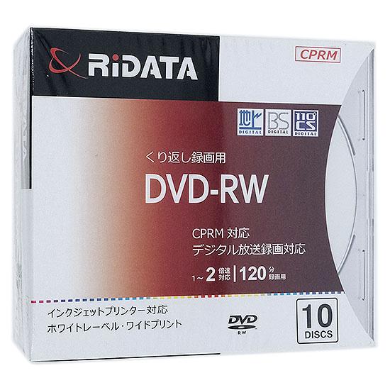 RiTEK　録画用 DVD-RW 2倍速 10枚組　RIDATA DVD-RW120.10P SC A