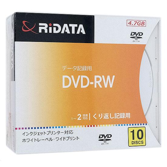 RiTEK　データ用 DVD-RW 2倍速 10枚組　RIDATA DVD-RW4.7G. PW10P A 商品画像1：オンラインショップ　エクセラー