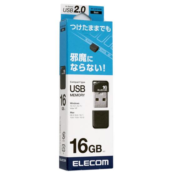 ELECOM　超小型USBメモリ 16GB　MF-SU2B16GBK　ブラック