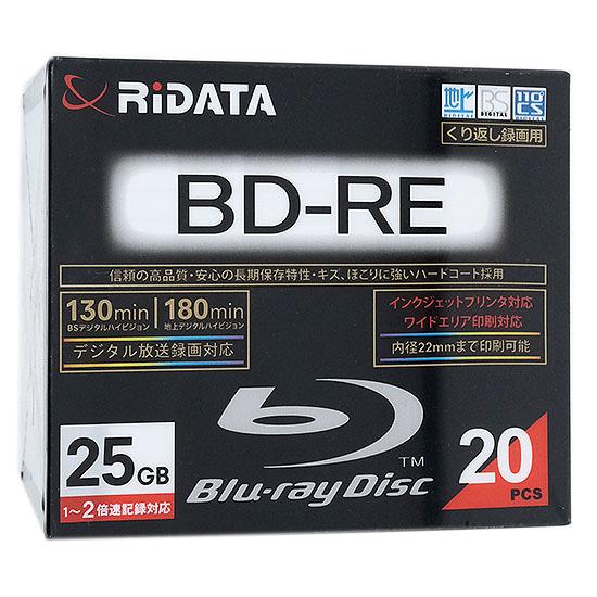RiTEK　ブルーレイディスク RiDATA BDRE130PW2X20PSCC　BD-RE 2倍速 20枚組