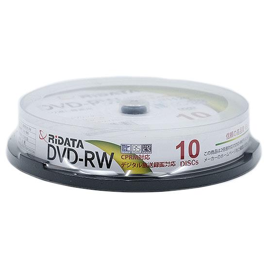 RiTEK　録画用 DVD-RW 2倍速 10枚組　RIDATA DVD-RW120.10WHT N 商品画像1：オンラインショップ　エクセラー