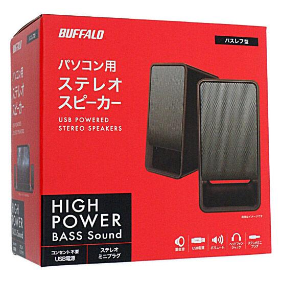 BUFFALO　PC用スピーカー　BSSP300UBK　ブラック 商品画像1：オンラインショップ　エクセラー