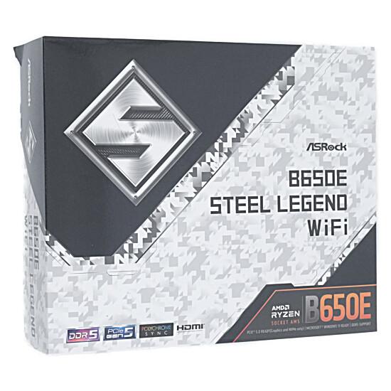 ASRock製 ATXマザーボード　B650E Steel Legend WiFi　SocketAM5