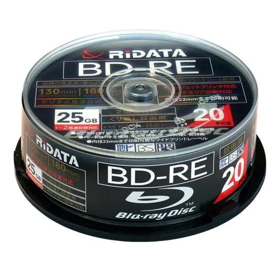 RiTEK　ブルーレイディスク RiDATA BDRE130PW2X20SPC　BD-RE 2倍速 20枚組