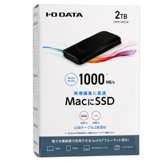 I-O DATA ポータブルSSD 2TB SSPA-USC2Kの通販なら: オンライン ...