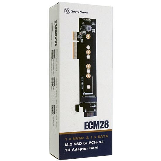SILVERSTONE　インターフェイスカード SST-ECM28 [M.2] 商品画像1：オンラインショップ　エクセラー