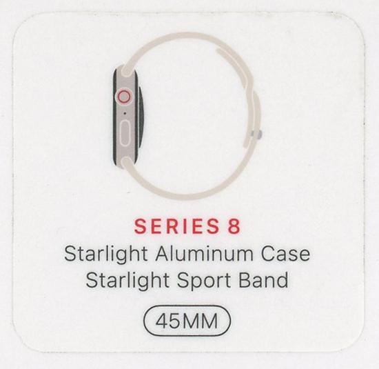 Apple Watch Series 8 GPS+Cellularモデル 45mm MNK73J/A　スターライトスポーツバンド 商品画像1：オンラインショップ　エクセラー