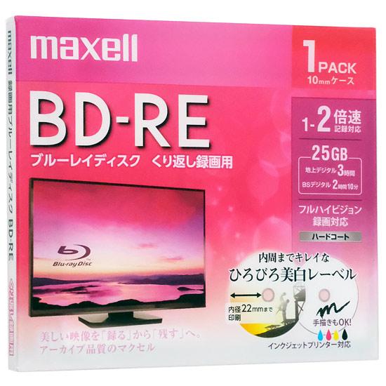 maxell　録画用 BD-RE 2倍速 1枚　BEV25WPE.1J 商品画像1：オンラインショップ　エクセラー