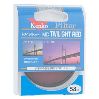 Kenko レンズフィルター 58mm 色彩強調用 58 S MC TWILIGHT REDの通販
