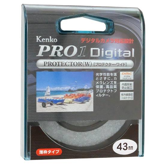 Kenko　レンズフィルター 43S PRO1D プロテクター (W)