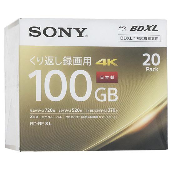SONY　ブルーレイディスク 20BNE3VEPS2　BD-RE XL 2倍速 20枚組 商品画像1：オンラインショップ　エクセラー
