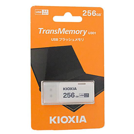キオクシア　USBフラッシュメモリ TransMemory U301 KUC-3A256GW　256GB ホワイト 商品画像1：オンラインショップ　エクセラー