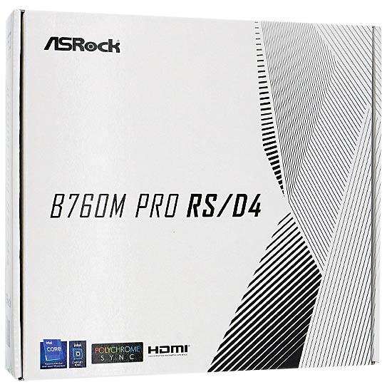 ASRock製 MicroATXマザボ　B760M Pro RS/D4　LGA1700 商品画像1：オンラインショップ　エクセラー