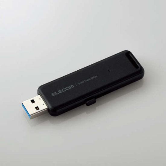 ELECOM　外付けポータブルSSD　ESD-EMC1000GBK　ブラック　1TB